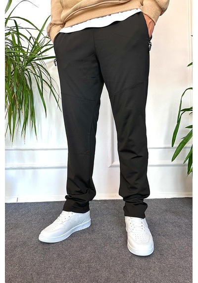 Oksit Fico Dalgıç Scuba Kumaş Slim Fit Dikiş Detaylı Düz Paça Eşofman Altı 001