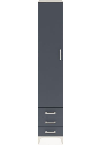 Hyperion Dolap 5 Raflı 3 Çekmeceli Tek Kapaklı 44x44x243 Aytaşı-antrasit Aytası