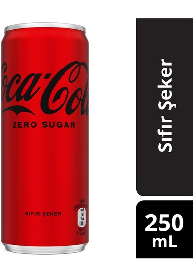 Coca Cola Kola Zero Sugar 250 Ml X 24 Adet