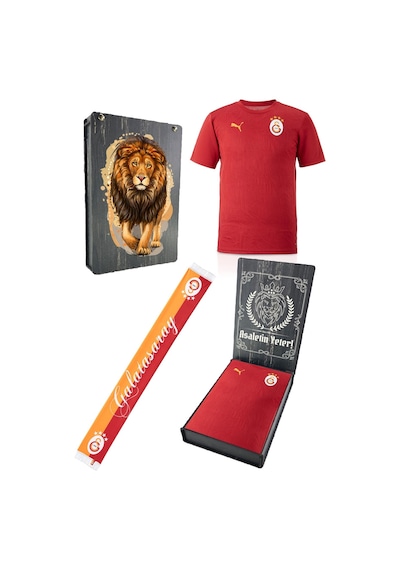 Galatasaray Lisanslı Sıfır Yaka Kırmızı A Takım Antrenman T-shirt + Şal Kaşkol Set Hediyelik Ahşap Kutulu Kırmızı - Lacivert Galatasaray Lisanslı Sıfır Yaka Kırmızı A Takım Antrenman T-shirt + Şal Kaşkol Set Hediyelik Ahşap Kutulu Kırmızı - Lacivert