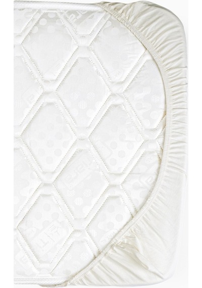 Bebek Lastikli Çarşaf 60x120 Cm Desensiz Krem - Çok Renkli