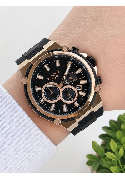 Jg.polo Club Silikon Kordon 2 Yıl Garantili 5 Atm Suya Dayanıklı Erkek Kol Saati+bileklik Jg.ot.2333.1 Rose Gold Jg.polo Club Silikon Kordon 2 Yıl Garantili 5 Atm Suya Dayanıklı Erkek Kol Saati+bileklik Jg.ot.2333.1 Rose Gold