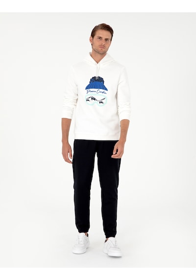 Pierre Cardin Erkek Ekru Sweatshirt 50293147-vr019 Ekru