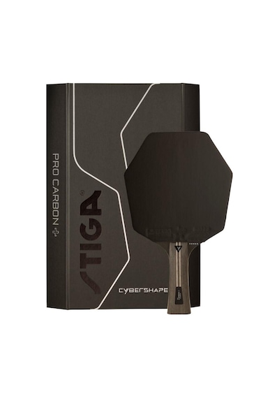 Stiga Bat Pro Carbon Plus Cybershape 5 Star Masa Tenisi Raketi 1215-0401-35