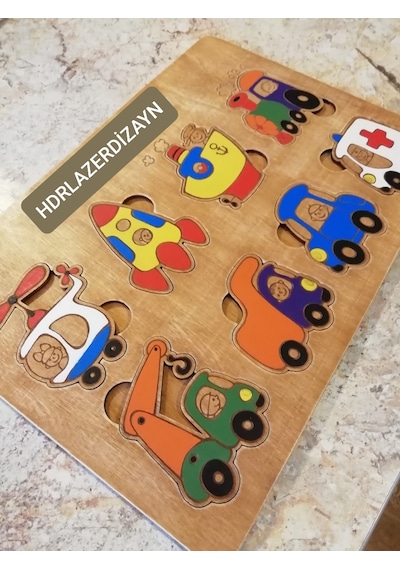 Ahşap Montessori Araçlar Yapboz