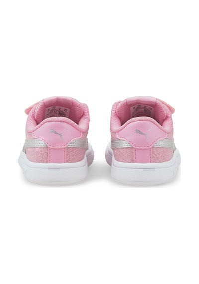 Puma Smash V2 Glıtz Glam Pudra Kız Çocuk Sneaker 000000000101215686 Pembe-grı Pembe - Gri