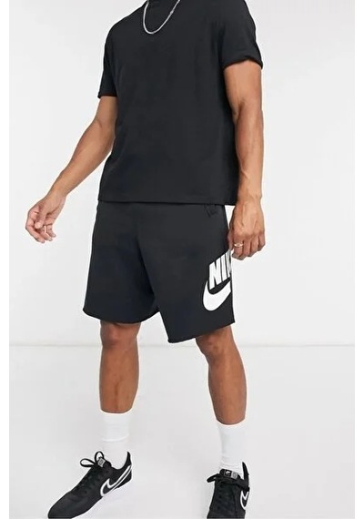 Nike Sportswear Sport Essentials French Terry Alumni Bol Kesim Siyah Erkek Spor Şort