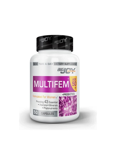 Bigjoy Multifem 50 Womens Multivitamin 50 Bitkisel Kapsül
