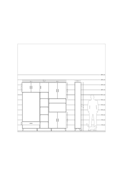 Arges Dolap 11 Raflı Tek Çekmeceli 7 Kapaklı 220x30x243 Antrasit-antrasit/antrasit Antrasıt/antrasıt Arges Dolap 11 Raflı Tek Çekmeceli 7 Kapaklı 220x30x243 Antrasit-antrasit/antrasit Antrasıt/antrasıt