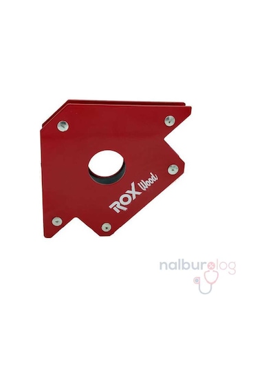 Rox Wood 0072 Manyetik Açılı Kaynak Tutucu Mıknatıs Gönye 50 Lbs