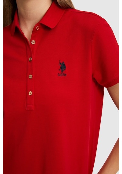 U.s. Polo Assn. Kadın Kırmızı Elbise Örme 50321841-vr171 Basıc Kırmızı