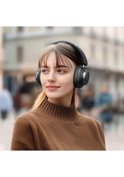 Hp-5820 T03 Series Anc Doubly-fed Bluetooth Kulak Üstü Kulaklık Siyah