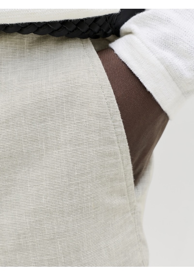 Erkek Keten Cepli Chino Sort - Dave - 12229629 Dusty Olive