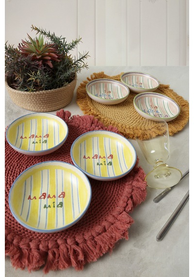 Mama Mia & La Dolce Vita Halka Çerezlik / Sosluk 13 Cm 6 Adet 227