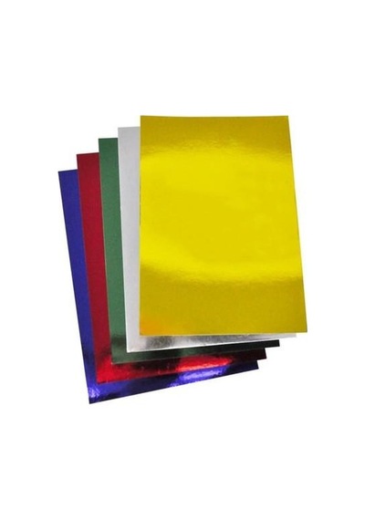 Aynalı Fon Kartonu 50X70Cm 10 Renk Paket