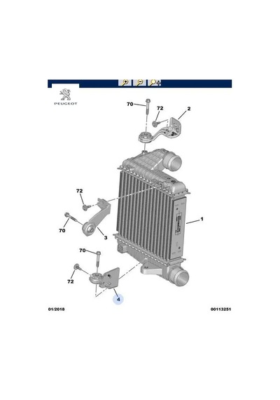 İnterkol Bağlanti Ayak 308 T9 3008 5008 C4 Ep6fdtr Peugeot 9803778980