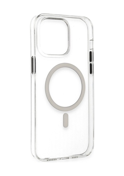 Apple İphone 14 Pro Max Kılıf Tron Şeffaf Magsafe Kapak - Şeffaf