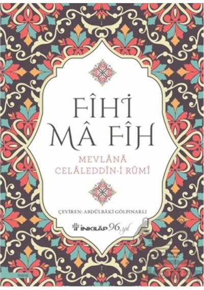 Fihi Ma-fih İnkılap Kitabevi Ciltli