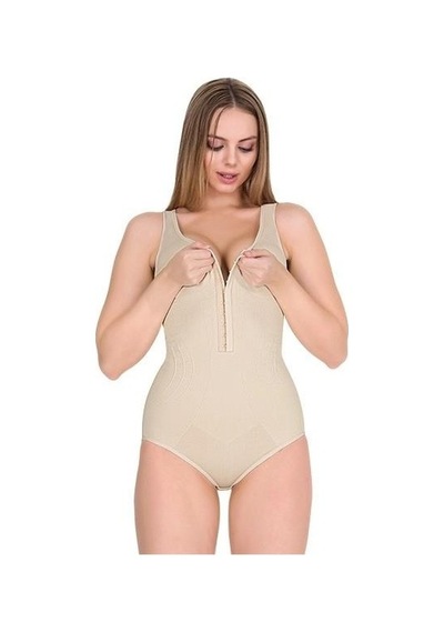 Form Time Bayan Agraflı Geniş Askılı Çıtçıtlı Body Korse 9109
