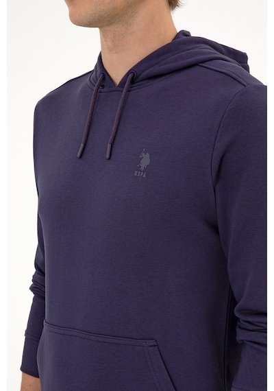 U.S. Polo Assn. Erkek Mürdüm Basic Sweatshirt 50313720-VR074