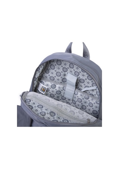 Nas Bag Unisex Büyük Boy Sırt Çantası Çok Gözlü Okul Çantası Gri Gri