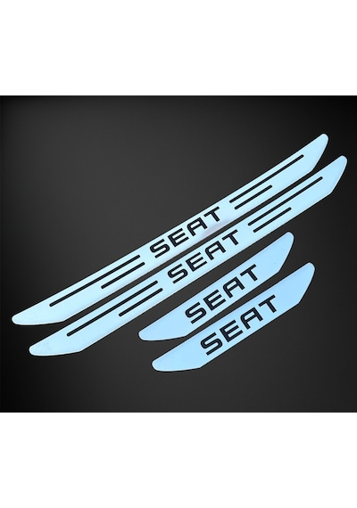 Seat Ibiza Özel Kapı Eşik Yazısı Krom