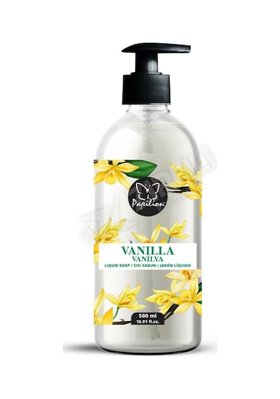 5 Adet Papilion Sıvı Sabun Vanilya 500 Ml
