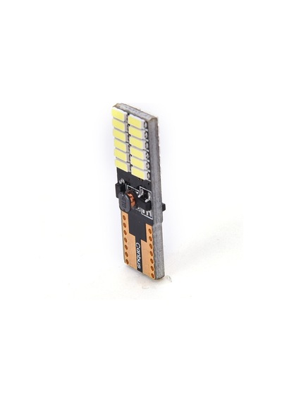5 Adet T10 Led Beyaz 12v Park Led Plaka Tavan Led Ampul 24 Led
