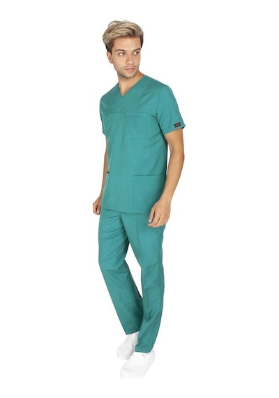 Erkek Doktor Hemşire Forması Scrubs Alpaka Kumaş Hastane Nöbet Ta (484674246)