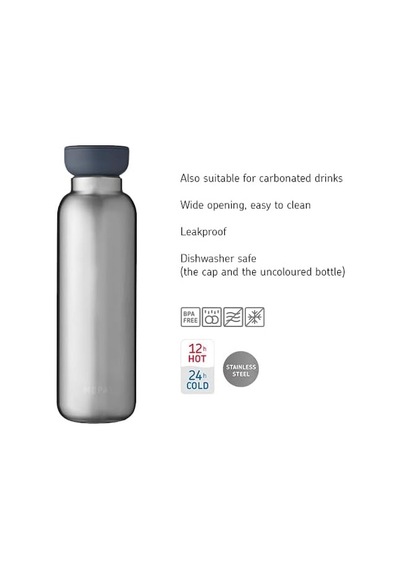 Mepal Thermo Ellipse 500 Ml Pembe Altın Içecekleri Uzun Süre So Çok Renkli