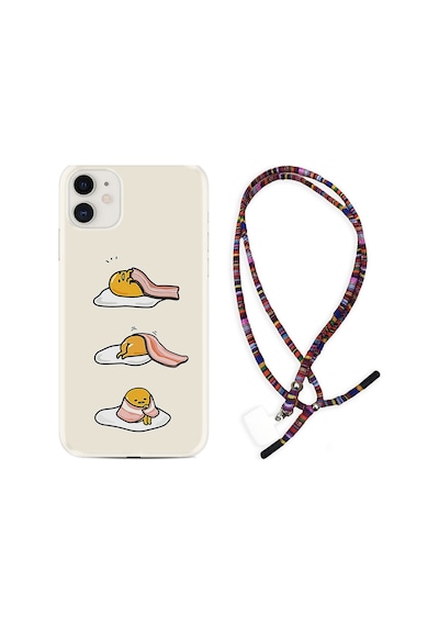 Apple Uyumlu iPhone 13 Mini Kılıf Rasta Boyun Askılı Sweety Egg 1322