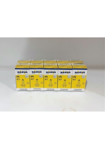 10 Adet Narva Ampul H7 12v 55w Halogen