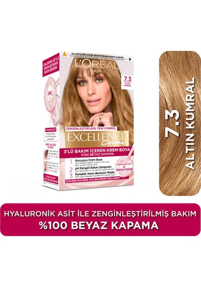 L'oréal Paris Excellence Creme Saç Boyası 7-3 Altın Kumral Allow Custom