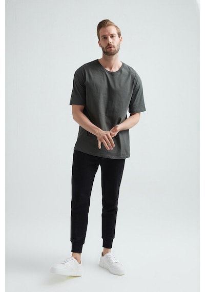 Weweus Haki Oversize Erkek Tişört 1023 Haki