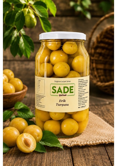 Sade Gurme Erik Turşusu 1000 Cc