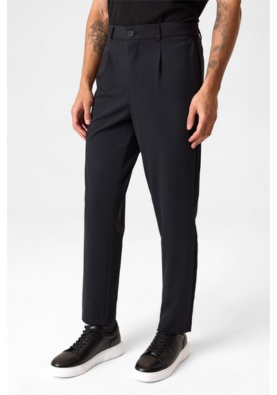 Back And Bond Siyah Slim Fit Örme Jogger Pantolon Çok Renkli