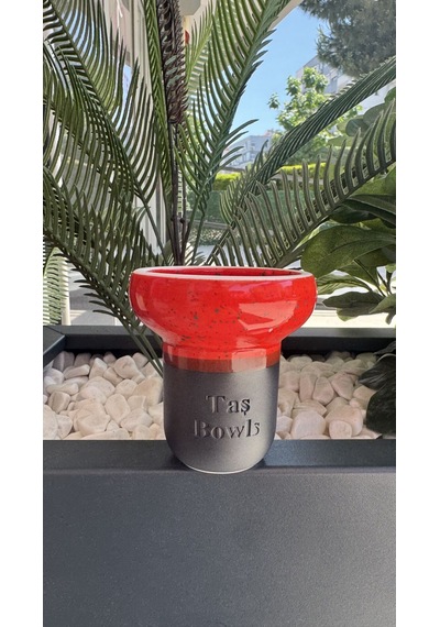 Taş Bowls Nargile Lülesi Phunnel / Kırmızı