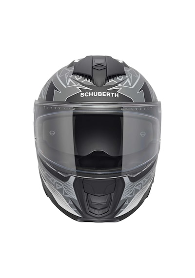 Schuberth S3 Kapalı Thunder Motosiklet Kaskı Grİ Siyah