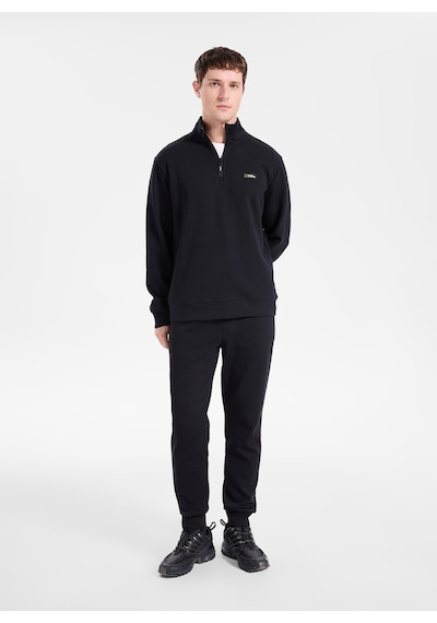 National Geographic Siyah Erkek Sweatshirt N6wm-swt4053