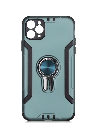Apple Uyumlu iPhone 11 Pro Kılıf Stand Olma Özellikli Araç Tutuculu Ko Ko Kılıf Yeşil
