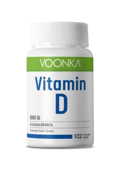 Voonka Vitamin D 1000 Iu 102 Yumuşak Kapsül