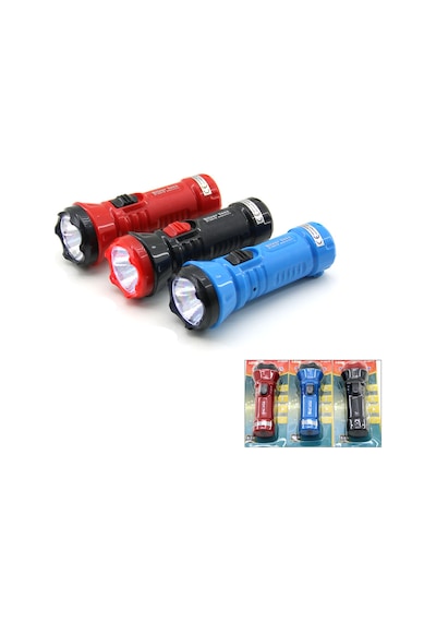Şarjlı Tek Led El Feneri 0.5w Uzun Menzil 20 Köşe Bağlantısı