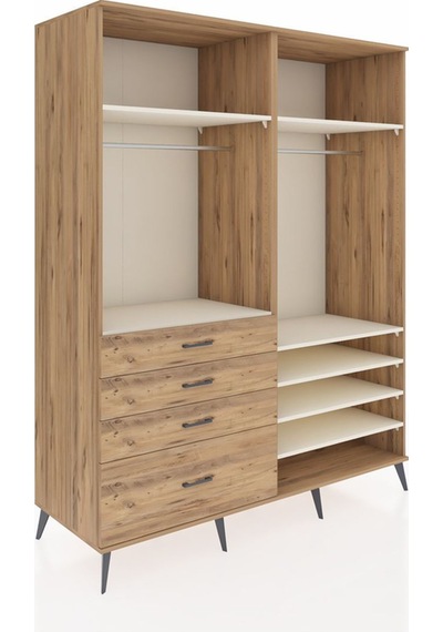 Kronos Gardrop 7 Raflı 4 Çekmeceli 2 Askılı 176x59x221 Çam-aytaşı/çam Aytaşı/çam Kronos Gardrop 7 Raflı 4 Çekmeceli 2 Askılı 176x59x221 Çam-aytaşı/çam Aytaşı/çam