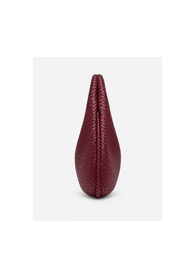 Nura Collection Kadın Yumuşak Form Örgü Hobo Çanta - Bordo - 910227189 Bordo