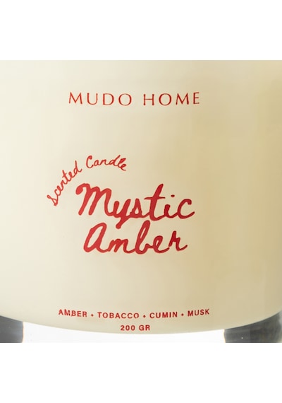 Mudo Home Mystıc Amber Mum 200gr Sarı