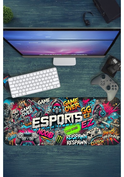 Gaming Oyuncu Xl Mouse Pad Kaydırmaz Dikişli 80 30 Cm Mousepad 25