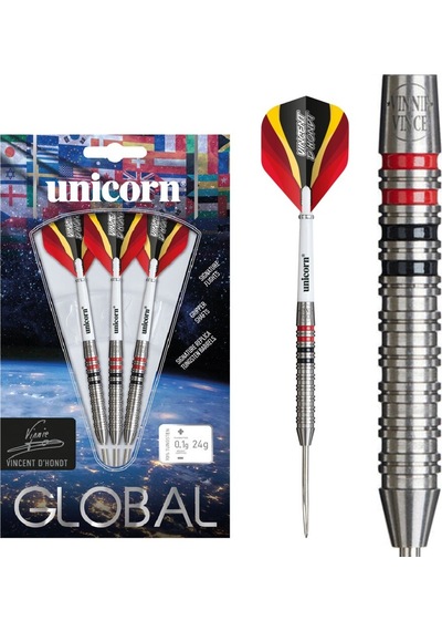 Unicorn Vincent D'hondt % 90 Tungsten Çelik Uçlu Dart Oku
