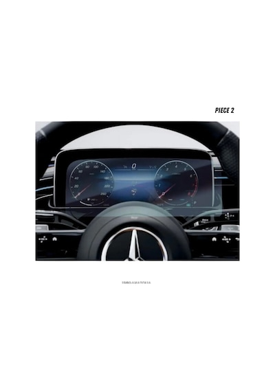 Mercedes E180 2025 Hayalet Gösterge Ve Multimedya Yolcu Ekran Uyumlu Nano Ekran Koruyucu