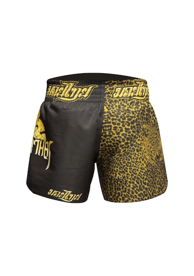 Dosmai Dijital Baskılı Muay Thai Spor Şort Altın Mts217