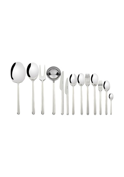 Mikasa Moor Dolce Silver 90 Parça Çatal Kaşık Bıçak Seti Gümüş